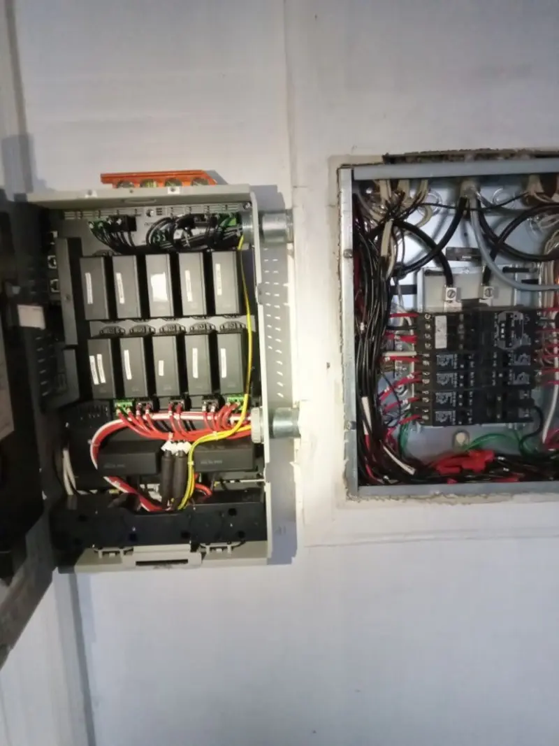 Electrical panel upgrade completed for Indoor Lighting Installation in New Roads